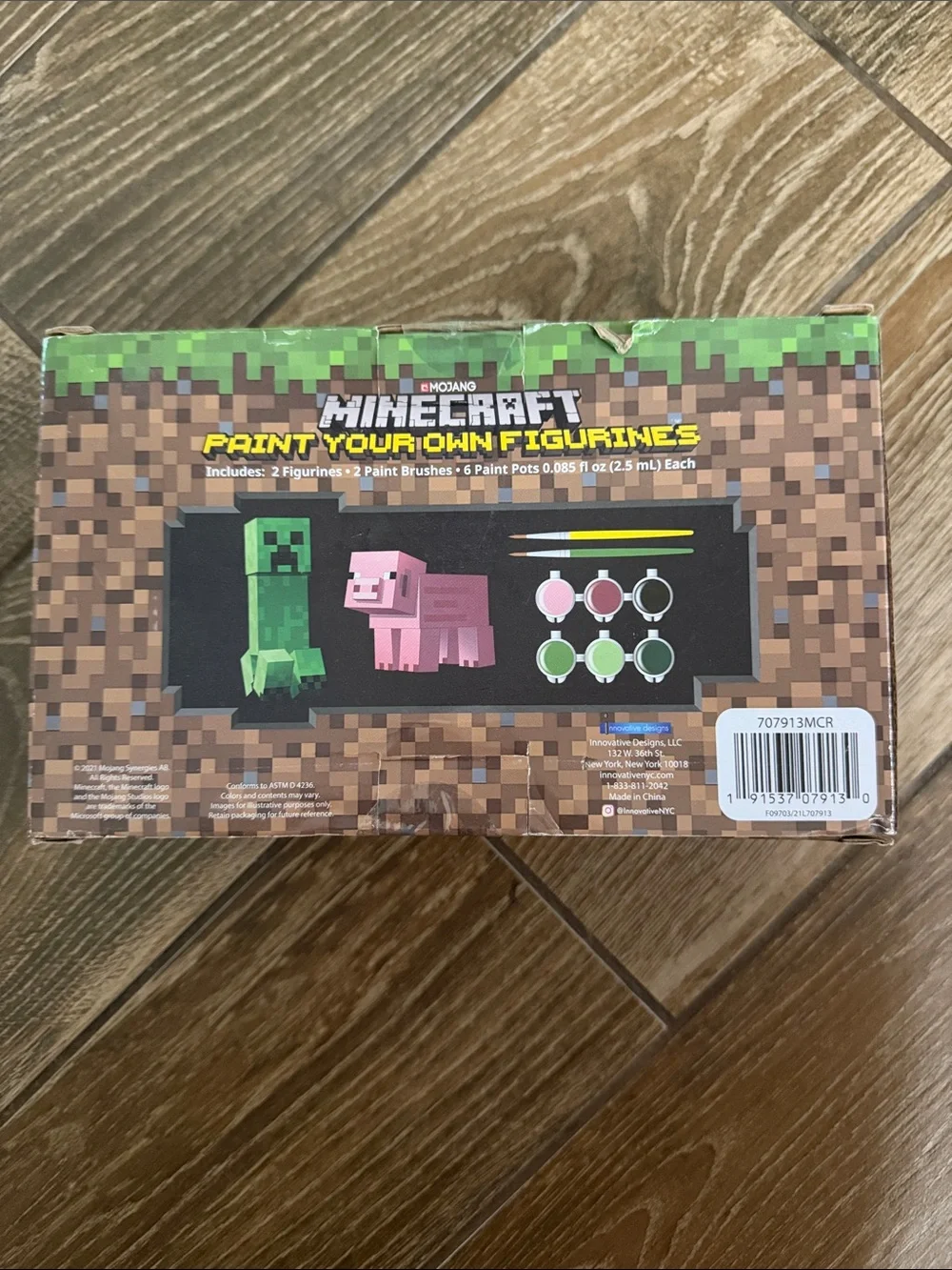 Minecraft Paint-Your-Own Figurines Set